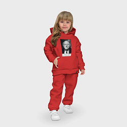 Детский костюм оверсайз Иосиф Бродский, цвет: красный — фото 2