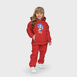 Детский костюм оверсайз Classic Sonic, цвет: красный — фото 2