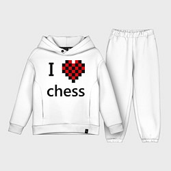 Детский костюм оверсайз I love chess