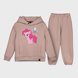 Детский костюм оверсайз Young Pinkie Pie, цвет: пыльно-розовый