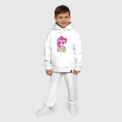 Детский костюм оверсайз Красавица Пинки Пай, цвет: белый — фото 2