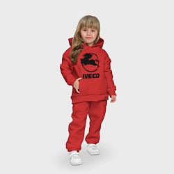 Детский костюм оверсайз Iveco, цвет: красный — фото 2