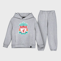 Детский костюм оверсайз Liverpool FC, цвет: меланж
