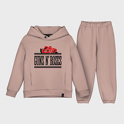 Детский костюм оверсайз Guns n Roses: rose, цвет: пыльно-розовый