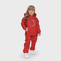 Детский костюм оверсайз Уроборос, цвет: красный — фото 2