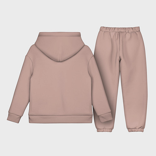 Детский костюм оверсайз Animal Logo / Пыльно-розовый – фото 2