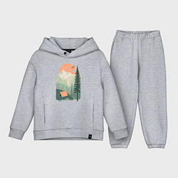 Детский костюм оверсайз Wood Adventure, цвет: меланж