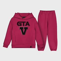 Детский костюм оверсайз GTA 5, цвет: маджента
