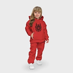 Детский костюм оверсайз DISTURBED, цвет: красный — фото 2