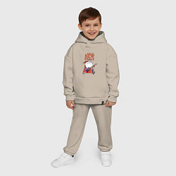 Детский костюм оверсайз New Year - new style!, цвет: миндальный — фото 2