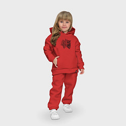 Детский костюм оверсайз Дыхание Смерти, цвет: красный — фото 2