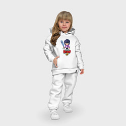 Детский костюм оверсайз BRAWL STARS BIBI, цвет: белый — фото 2