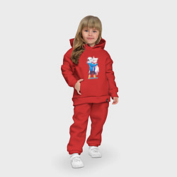 Детский костюм оверсайз UNDERTALE, цвет: красный — фото 2
