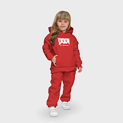 Детский костюм оверсайз DOOM, цвет: красный — фото 2