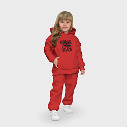 Детский костюм оверсайз GROVE STREET 4 LIFE, цвет: красный — фото 2