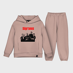 Детский костюм оверсайз Сопрано постер, цвет: пыльно-розовый