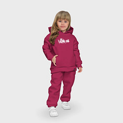 Детский костюм оверсайз Blink 182, цвет: маджента — фото 2