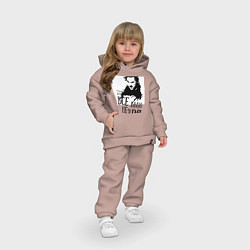Детский костюм оверсайз Все было не зря, цвет: пыльно-розовый — фото 2