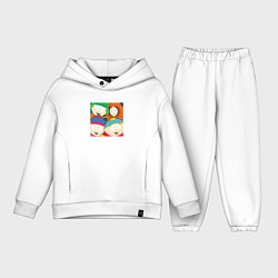 Детский костюм оверсайз South Park, цвет: белый