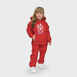 Детский костюм оверсайз JOJOS BIZARRE ADVENTURE, цвет: красный — фото 2