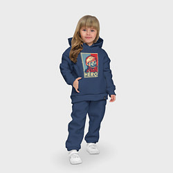 Детский костюм оверсайз ЮРИЙ ГАГАРИН, цвет: тёмно-синий — фото 2