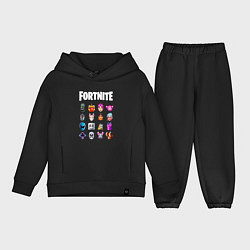 Детский костюм оверсайз FORTNITE, цвет: черный