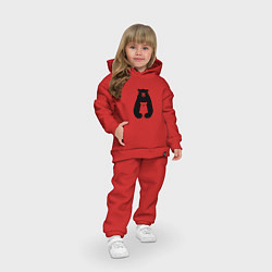 Детский костюм оверсайз Медведь Z, цвет: красный — фото 2
