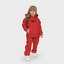 Детский костюм оверсайз Совeт, цвет: красный — фото 2