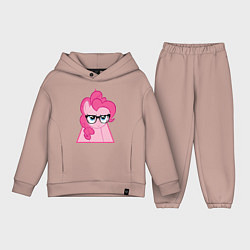 Детский костюм оверсайз Pinky Pie hipster, цвет: пыльно-розовый