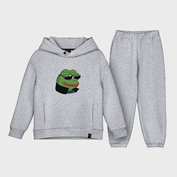 Детский костюм оверсайз Pepe в очках EZ, цвет: меланж