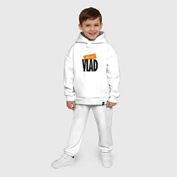 Детский костюм оверсайз Unreal Vlad - motto, цвет: белый — фото 2