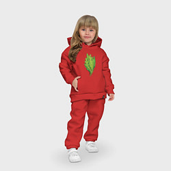 Детский костюм оверсайз Рукола, цвет: красный — фото 2