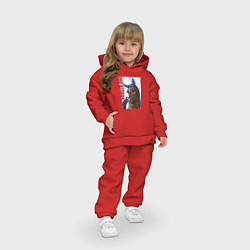 Детский костюм оверсайз Number one, цвет: красный — фото 2