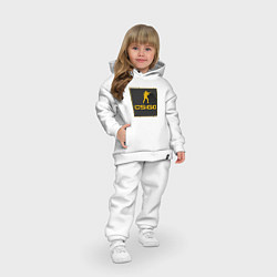 Детский костюм оверсайз CS GO Z, цвет: белый — фото 2