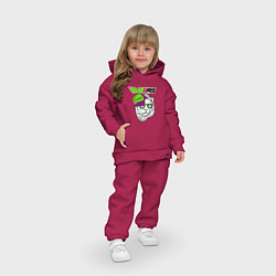Детский костюм оверсайз Skoda RS Шкода РС Z, цвет: маджента — фото 2