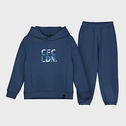 Детский костюм оверсайз FC Chelsea CFC London 202122, цвет: тёмно-синий