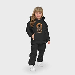 Детский костюм оверсайз Космонавт диджей - cosmo DJ, цвет: черный — фото 2