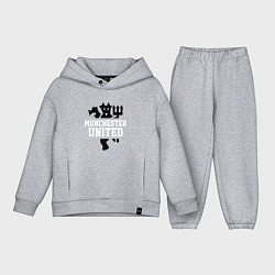 Детский костюм оверсайз Манчестер Юнайтед Red Devils, цвет: меланж