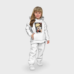 Детский костюм оверсайз Бог смертоносных взрывов, цвет: белый — фото 2