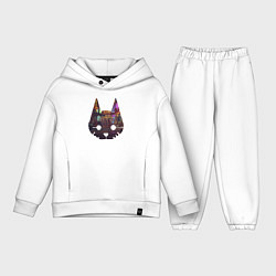 Детский костюм оверсайз Stray: City Cat, цвет: белый