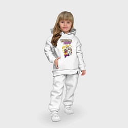 Детский костюм оверсайз Wario, цвет: белый — фото 2
