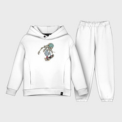 Детский костюм оверсайз Бессмертный Скейтер, цвет: белый
