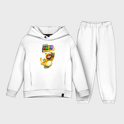 Детский костюм оверсайз Super Mario 3D world animals, цвет: белый