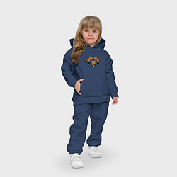 Детский костюм оверсайз Tiger Killer, цвет: тёмно-синий — фото 2