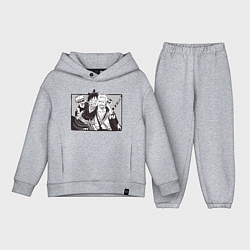 Детский костюм оверсайз Луффи и Зоро вместе, цвет: меланж