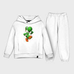 Детский костюм оверсайз 3d Yoshi, цвет: белый
