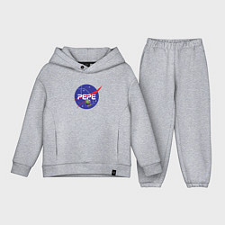 Детский костюм оверсайз Pepe Pepe space Nasa, цвет: меланж