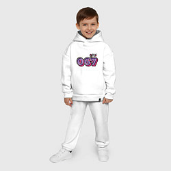 Детский костюм оверсайз Игрок - 067, цвет: белый — фото 2