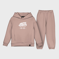 Детский костюм оверсайз Arctic Monkeys, группа, цвет: пыльно-розовый