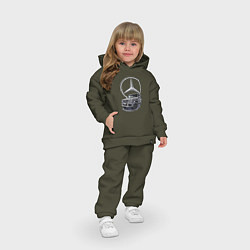 Детский костюм оверсайз Mercedes Gelendwagen G63 AMG G-class G400d, цвет: хаки — фото 2